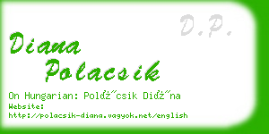 diana polacsik business card